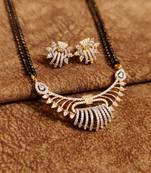 DIAMOND LOOK ELEGANT AMERICAN DIAMOND MANGALSUTRA