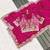 Rani pink embroidered, sequin embroidered, cut work jimmy choo bollywood saree with blouse