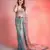 sky blue printed sequin embroidered georgette saree with blouse