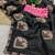 Black embroidered, cut work crush silk bollywood saree with blouse