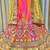Pure Silk Party Wear Lehenga In Multi Color Color With Embroidery Work