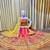 Pure Silk Wedding Wear Lehenga In Multi Color Color With Embroidery Work