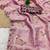 Pink embroidered, cut work crush silk bollywood saree with blouse