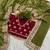Mehendi embroidered mocha silk bollywood saree with blouse