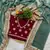 Teal blue embroidered mocha silk bollywood saree with blouse