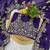 Purple sequin embroidered rangoli silk bollywood saree with blouse