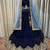 Pure Micro Velvet Wedding Wear Lehenga In Blue Color With Embroidery Work & Crystal Stone work