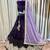 Pure Micro Velvet Wedding Wear Lehenga In Purple Color With Embroidery Work & Crystal Stone work