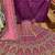 Pure Silk Party Wear Lehenga In Purple  Color Color With Embroidery Work