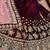 Pure Micro Velvet Wedding Wear Lehenga In Maroon Color With Embroidery Work & Crystal Stone work