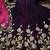 Pure Micro Velvet Wedding Wear Lehenga In Purple Color With Embroidery Work & Crystal Stone work