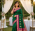 Emerald Color zari weawing Work Silk Saree