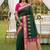 Green Color zari weawing Work Silk Saree