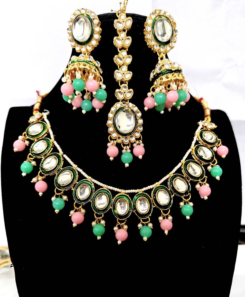 Kundan necklace set