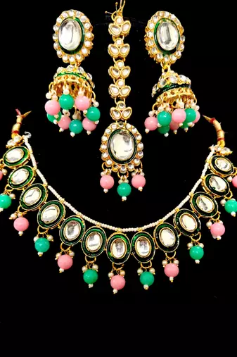 Kundan necklace set