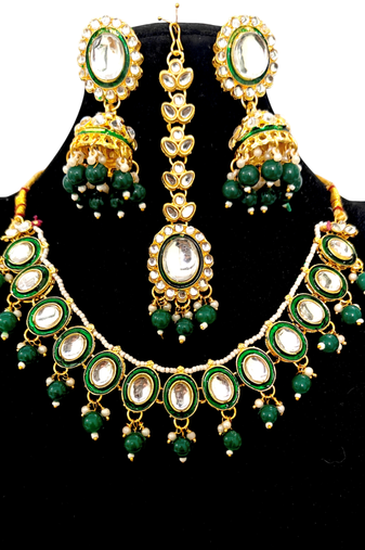 Kundan necklace set