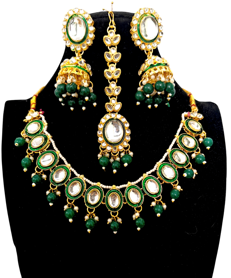 Kundan necklace set