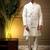 Designer heavy silk embroidered daman work koti kurta with pant set