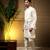 Designer heavy silk embroidered daman work koti kurta with pant set