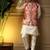 Designer jecquard 3d weaving jecket with kurta payjama haldi outfit