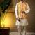Designer jecquard 3d weaving jecket with kurta payjama haldi outfit