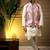 Designer jecquard 3d weaving jecket with kurta payjama haldi outfit