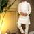 Designer heavy silk embroidered daman work koti kurta with pant set