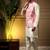 Designer jecquard 3d weaving jecket with kurta payjama haldi outfit