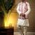 Designer jecquard 3d weaving jecket with kurta payjama haldi outfit