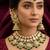 Traditional kundan necklace set for bridal