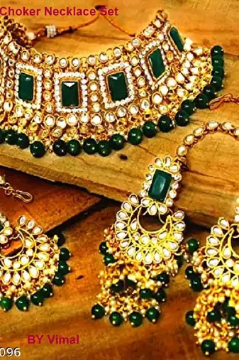 Kundan necklace set