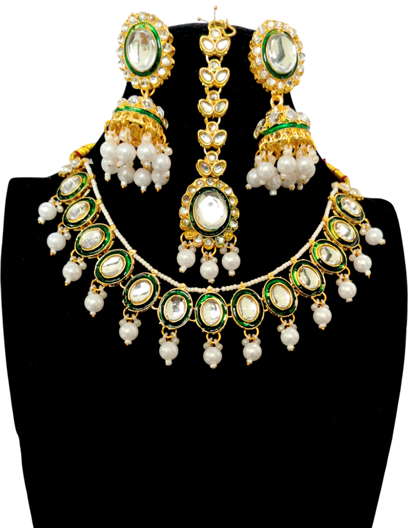 Kundan necklace set