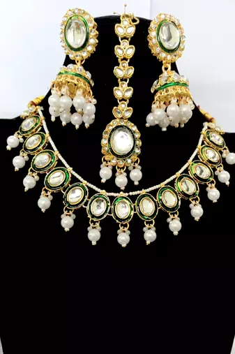 Kundan necklace set