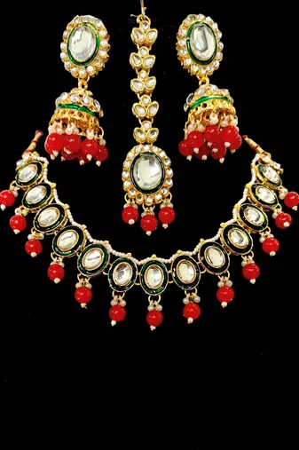 Kundan necklace set