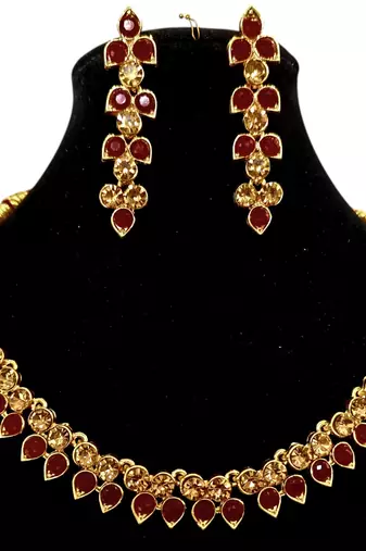 Austrian diamond necklace set