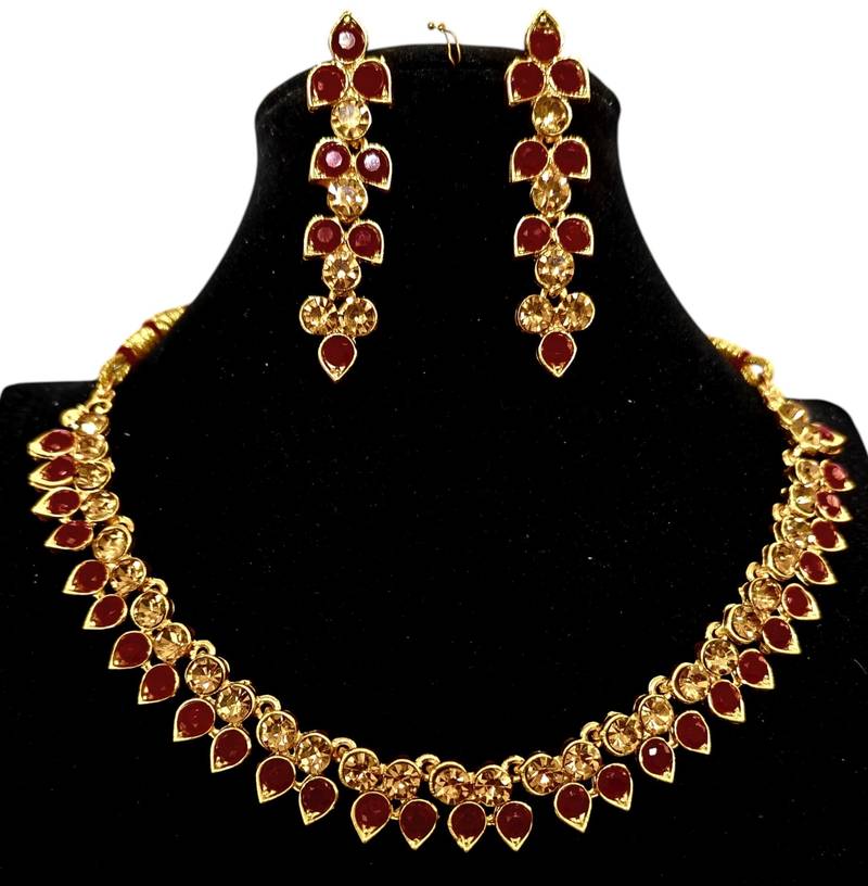 Austrian diamond necklace set