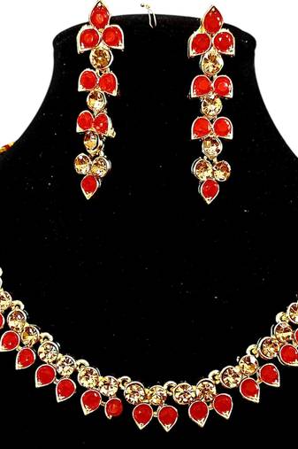 Austrian diamond necklace set