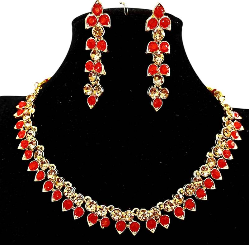 Austrian diamond necklace set