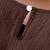 Brown pearl embellished textured fabric bow style girls dress