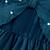 Rama embellished textured fabric bow style girls dress