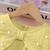 Yellow embellished textured fabric bow style girls dress