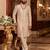 Ivory rambagh silk sherwani set