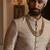 Ivory rambagh silk sherwani set