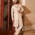 Ivory rambagh silk sherwani set