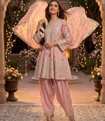 Premium chinnon kurta palazzo set with dupatta for women | s-xl sizes | elegant ethnic wear