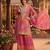 Premium chinnon silk kurta palazzo set with dupatta for women | party wear ethnic suit