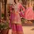 Premium chinnon silk kurta palazzo set with dupatta for women party wear ethnic suit