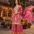 Premium chinnon silk kurta palazzo set with dupatta for women | party wear ethnic suit