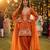 Premium chinnon silk heavy beads embroidered sharara set with dupatta – festive & wedding wear