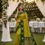 Olive Color woven Zari Work Silk Saree 